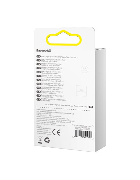 „Ingenuity“ serijos USB-C į USB-A 3.2 Gen 1 adapteris – juodas
 
„Ingenuity“ serijos USB-C į USB-A 3.2 Gen 1 adapteris – juodas