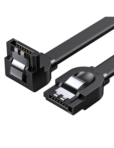 SATA 1,0–3,0 iki 5 Gb/ s 0,5 m kampinis plokščias kabelis – juodas
 
SATA 1,0–3,0 iki 5 Gb/ s 0,5 m kampinis plokščias kabelis – juodas