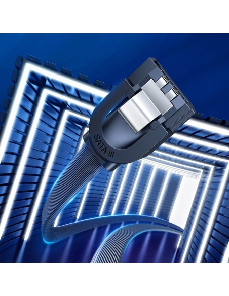 SATA 1,0–3,0 iki 5 Gb/ s 0,5 m kampinis plokščias kabelis – juodas
 
SATA 1,0–3,0 iki 5 Gb/ s 0,5 m kampinis plokščias kabelis – juodas