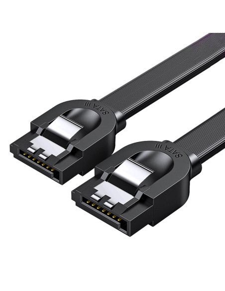 
SATA 1.0-3.0 plokščias laidas iki 5Gb/ s 0.5m - juodas
