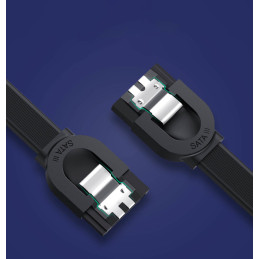 
SATA 1.0-3.0 plokščias laidas iki 5Gb/ s 0.5m - juodas
