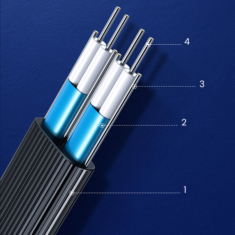 
SATA 1.0-3.0 plokščias laidas iki 5Gb/ s 0.5m - juodas
