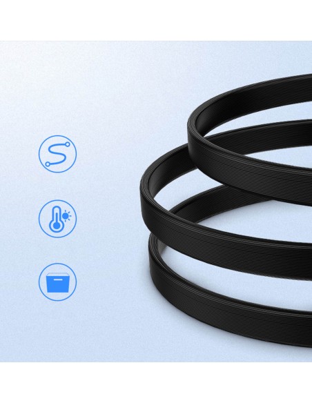 
SATA 1.0-3.0 plokščias laidas iki 5Gb/ s 0.5m - juodas
