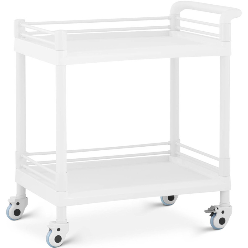 Kosmetinių procedūrų laboratorinis vežimėlis su 2 lentynomis 83 x 54 x 93 cm Kosmetinių procedūrų laboratorinis vežimėlis su 2 lentynomis 83 x 54 x 93 cm
