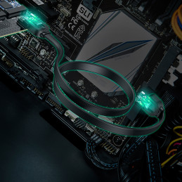 
PCIe 3.0 x4 adapterio išplėtimo kortelė, papildomi du M.2 M-Key ir M.2 B-Key SSD lizdai

