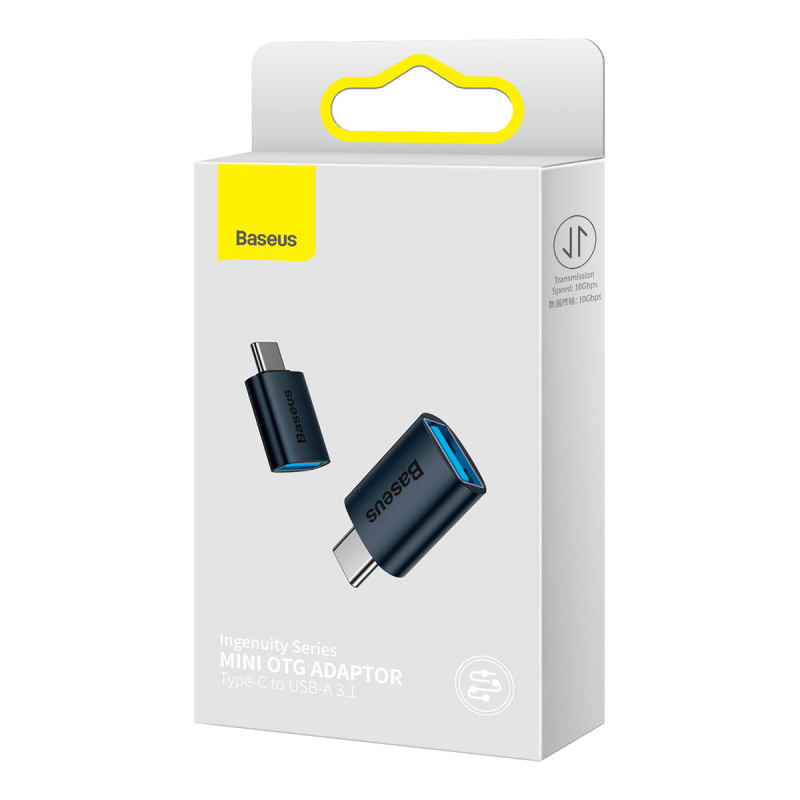 „Ingenuity“ serijos USB-C į USB-A adapteris mėlynas