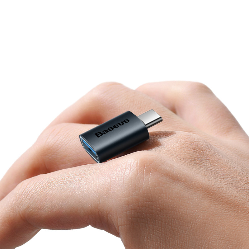 „Ingenuity“ serijos USB-C į USB-A adapteris mėlynas