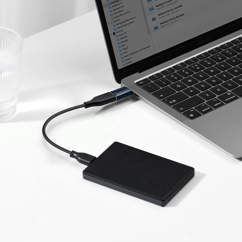 „Ingenuity“ serijos USB-C į USB-A adapteris mėlynas