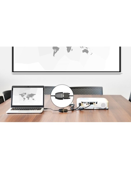 Adapterio kabelis HDMI Kištukinis VGA FHD juodas
 
Adapterio kabelis HDMI Kištukinis VGA FHD juodas
