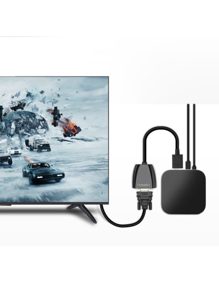 Adapterio kabelis HDMI Kištukinis VGA FHD juodas
 
Adapterio kabelis HDMI Kištukinis VGA FHD juodas