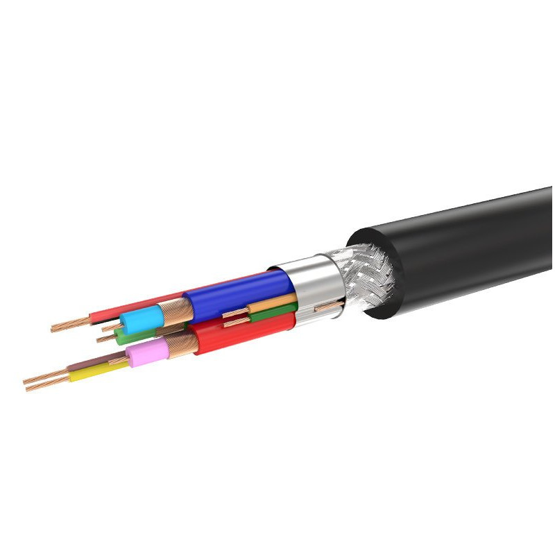 Adapterio kabelis HDMI Kištukinis VGA FHD juodas