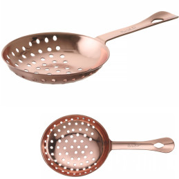 
Barinis koštuvas gėrimams, kokteiliams košinti, Julep, 160 x 76 mm - varinis
