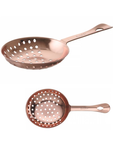 
Barinis koštuvas gėrimams, kokteiliams košinti, Julep, 160 x 76 mm - varinis
