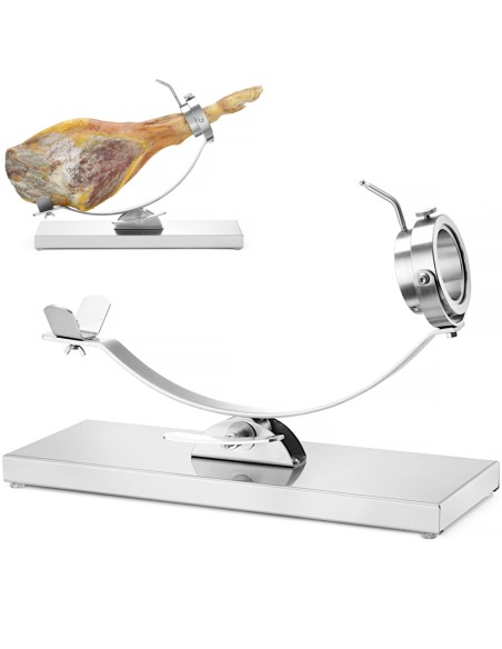 
Stovo laikiklis kumpiui vytinti jamon serrano plieną 595 x 215 x 300 mm
