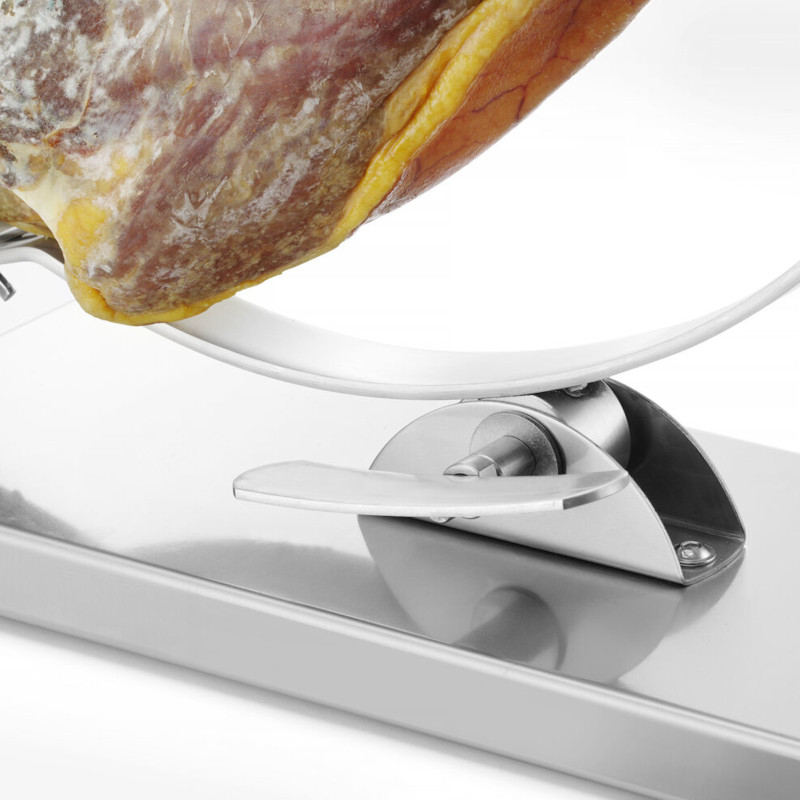 
Stovo laikiklis kumpiui vytinti jamon serrano plieną 595 x 215 x 300 mm
