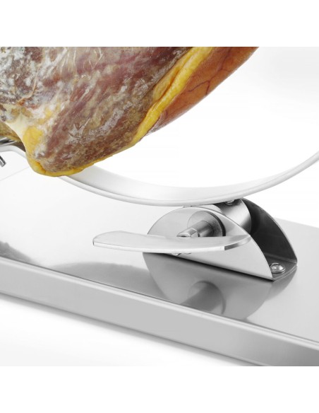 
Stovo laikiklis kumpiui vytinti jamon serrano plieną 595 x 215 x 300 mm
