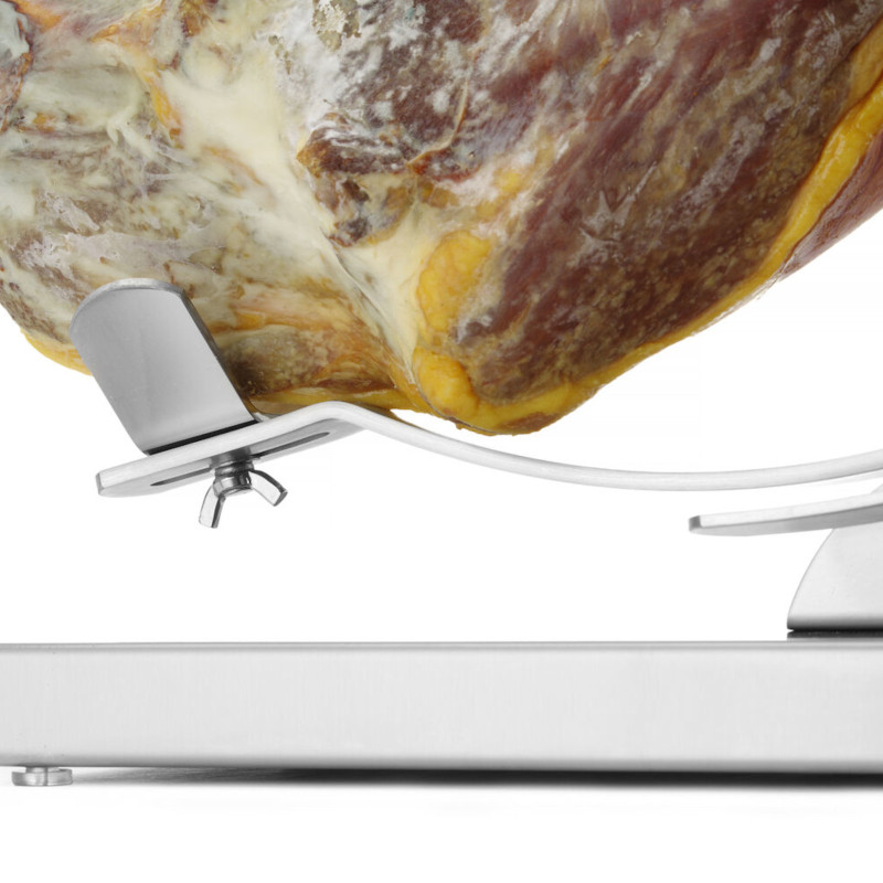 
Stovo laikiklis kumpiui vytinti jamon serrano plieną 595 x 215 x 300 mm
