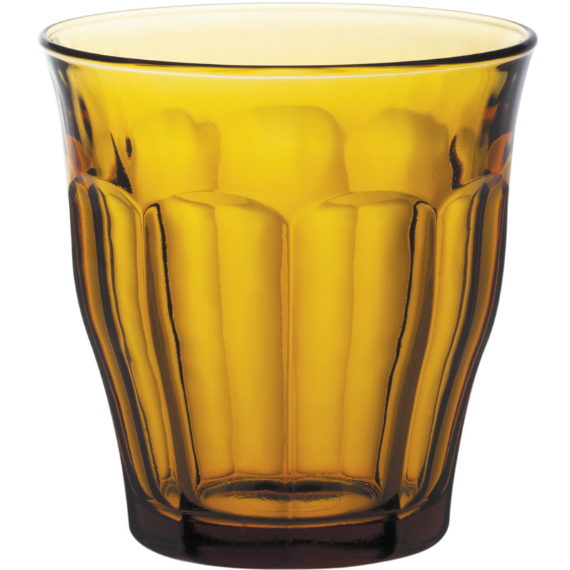 
Duralex PICARDIE AMBER stiklas 250 ml oranžinis - 6 vnt
