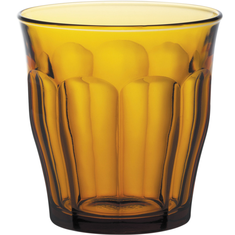 
Duralex PICARDIE AMBER stiklas 310 ml oranžinis - 6 vnt
