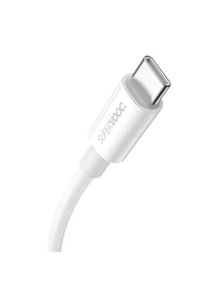 Superior Series SUPERVOOC USB-A į USB-C laidas 65W 2m baltas Superior Series SUPERVOOC USB-A į USB-C laidas 65W 2m baltas
