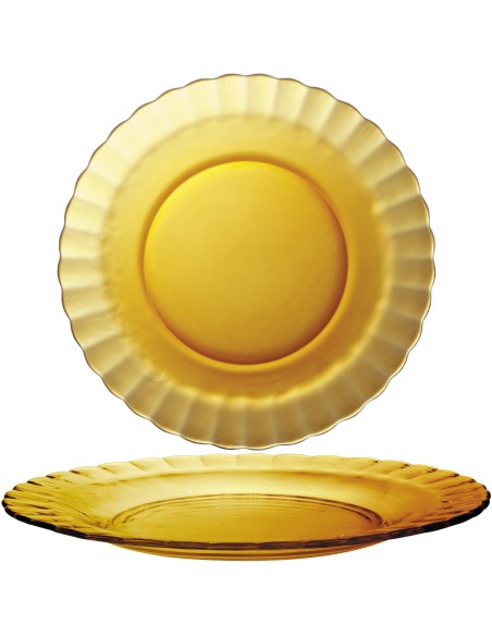 
Duralex PICARDIE AMBER desertinė lėkštė oranžinė skersmuo 205 mm - 6 vnt
