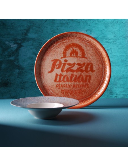 
Receptų kolekcija Brick Red porcelianinė picos lėkštė, skersmuo 33 cm - 6 vnt
