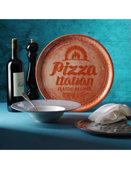 
Receptų kolekcija Brick Red porcelianinė picos lėkštė, skersmuo 33 cm - 6 vnt
