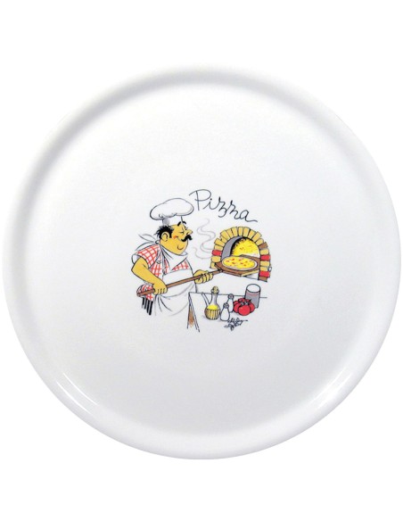 
Tradicinė porcelianinė picos lėkštė, balta, skersmuo 31 cm - 6 vnt
