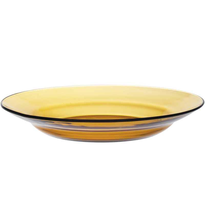 Duralex LYS AMBER gili lėkštė oranžinė 230 x 35 mm - 6 vnt