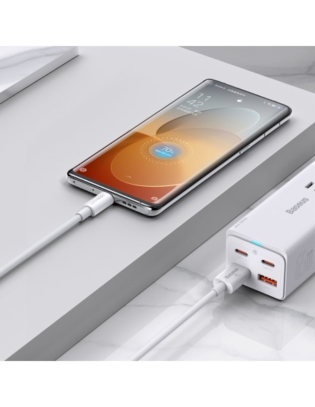 Superior Series SUPERVOOC USB-A į USB-C laidas 65W 2m baltas Superior Series SUPERVOOC USB-A į USB-C laidas 65W 2m baltas
