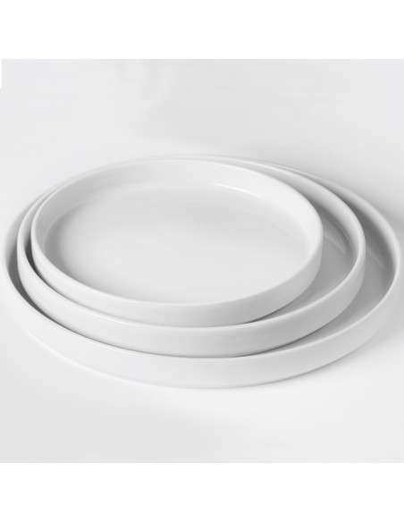 
OSLO plokštė su aukštu ratlankiu, balta, 200 x 25 mm - 6 vnt
