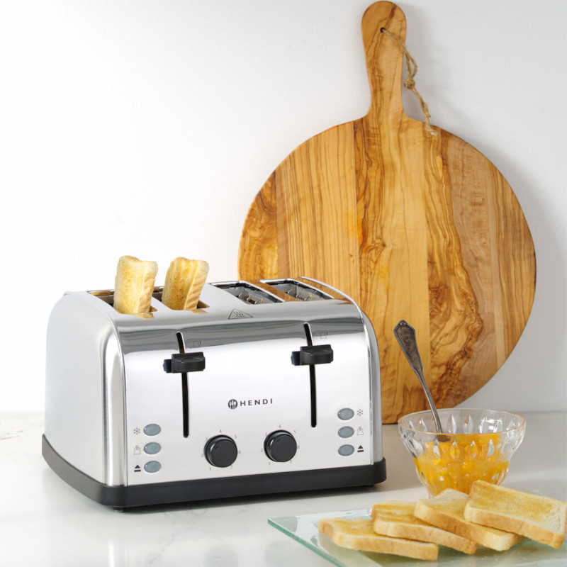 
Skrudintuvas sumuštinių keptuvė 4 skrebučiams 3 funkcijos 7 šildymo lygiai 1500 W
