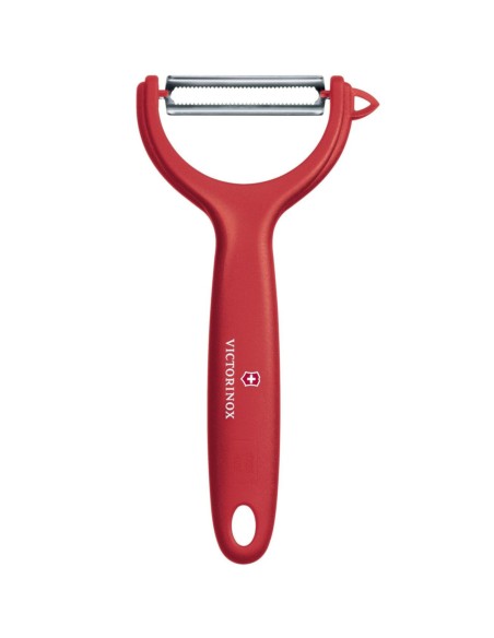 Pomidorų, kivių, daržovių skustukas su dantytais peiliukais – raudonas
 
Pomidorų, kivių, daržovių skustukas su dantytais peiliukais – raudonas