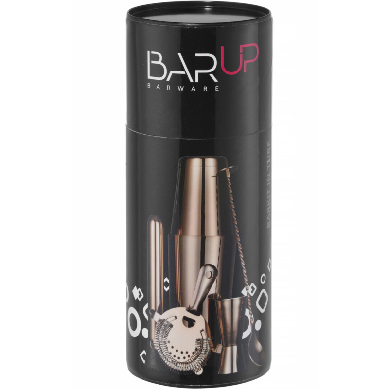 
Barmeno rinkinys vamzdeliuose purtyklėje jigger sietelio maišymo šaukštas - varinis
