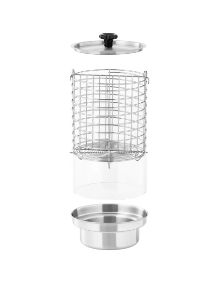 Dešrainių šildytuvas, talpa 30 dešrelių, 450 W
 
Dešrainių šildytuvas, talpa 30 dešrelių, 450 W