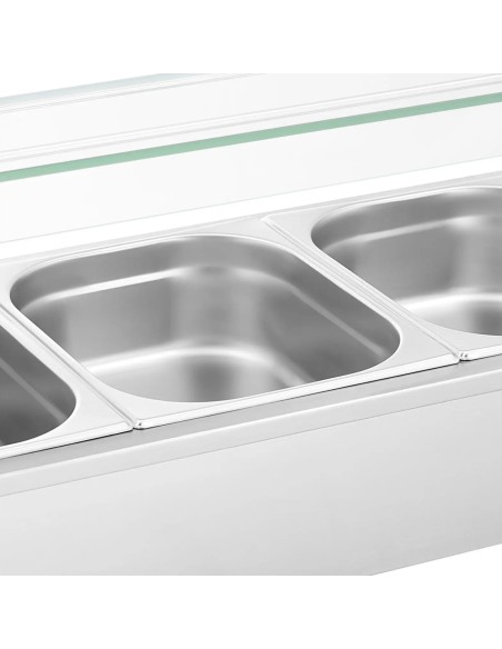 Bain-marie maisto šildytuvas šildantis bufetas su dangteliu 3 x GN 1/ 2 2000 W
 
Bain-marie maisto šildytuvas šildantis bufetas su dangteliu 3 x GN 1/ 2 2000 W