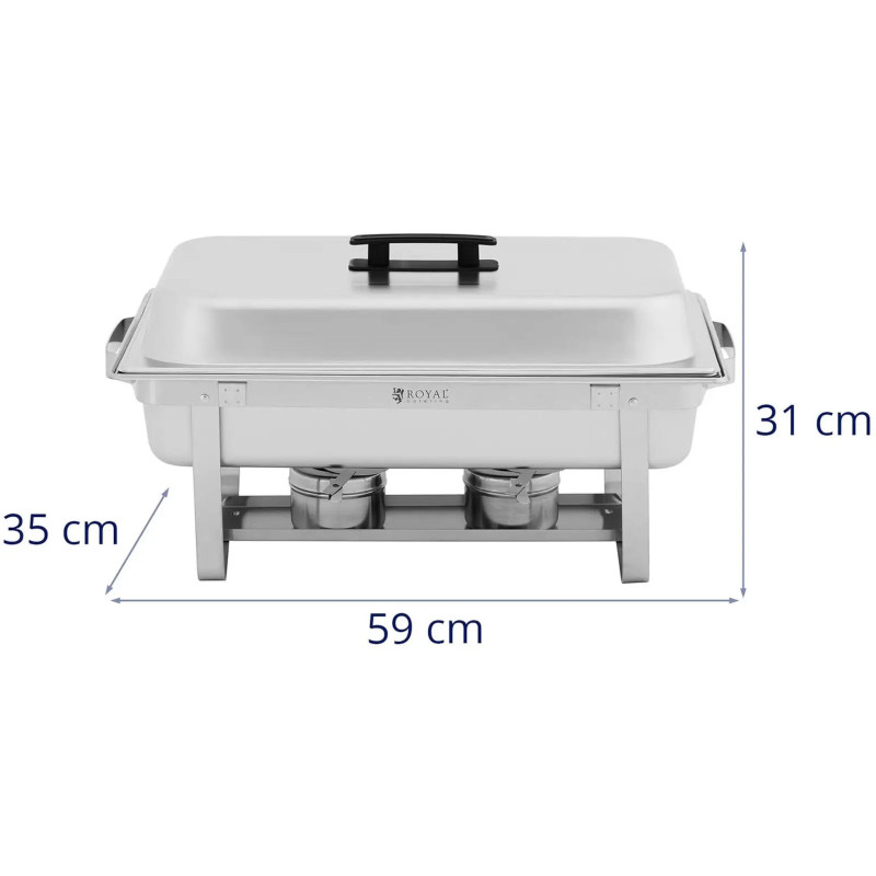 
Švediško stalo šildytuvas makaronų patiekalams GN 1/ 1 9 l
