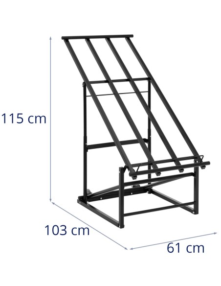 Parduotuvės stovas vaisių ir daržovių dėžėms 61 x 103 x 115 cm - juodas
 
Parduotuvės stovas vaisių ir daržovių dėžėms 61 x 103 x 115 cm - juodas