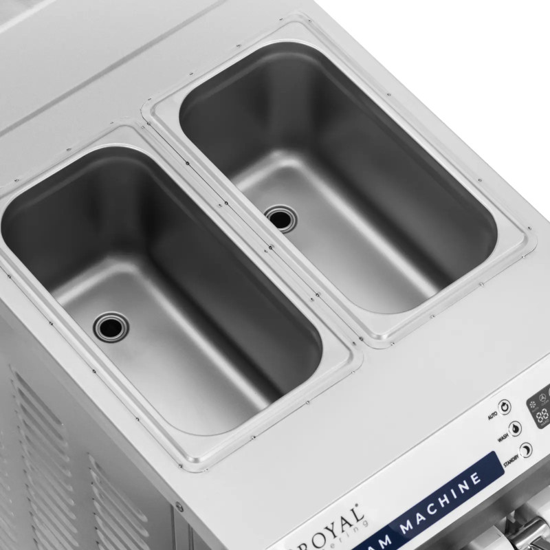 Itališkas ledų aparatas 1350 W 16 l/ h - 3 skoniai