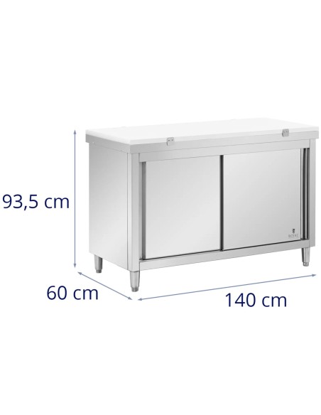 Laisvai pastatoma virtuvės spintelė su pjaustymo lenta STEEL 140 x 60 cm
 
Laisvai pastatoma virtuvės spintelė su pjaustymo lenta STEEL 140 x 60 cm