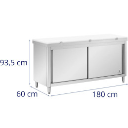 
Atskirai pastatoma maitinimo spinta su pjaustymo lenta PLIENAS 180 x 60 cm
