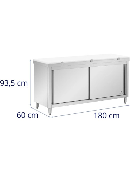 Atskirai pastatoma maitinimo spinta su pjaustymo lenta PLIENAS 180 x 60 cm
 
Atskirai pastatoma maitinimo spinta su pjaustymo lenta PLIENAS 180 x 60 cm