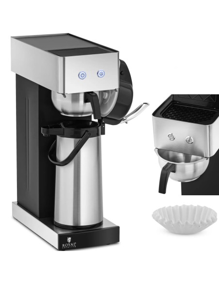 
Gastronominis lašinamas kavos virimo aparatas su termosu 2,2 l 1900 W
