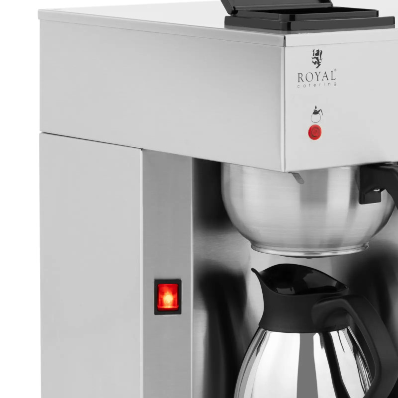 
Lašinamasis kavos aparatas maitinimui, 2 termosai, 2 l, 2 x 1900 W
