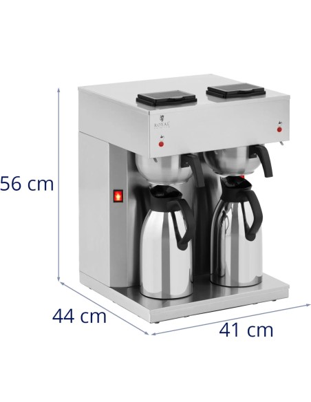 
Lašinamasis kavos aparatas maitinimui, 2 termosai, 2 l, 2 x 1900 W
