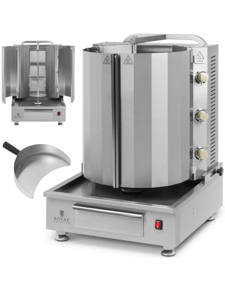 Kebabų giroskopas, dujinis, iki 40 kg mėsos, 12 kW
 
Kebabų giroskopas, dujinis, iki 40 kg mėsos, 12 kW