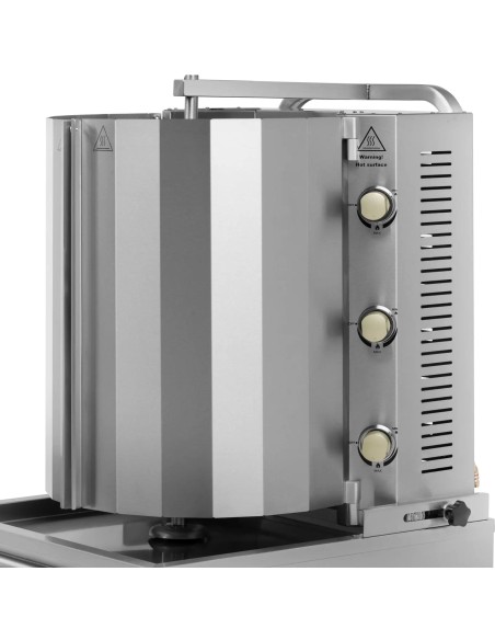 Kebabų giroskopas, dujinis, iki 40 kg mėsos, 12 kW
 
Kebabų giroskopas, dujinis, iki 40 kg mėsos, 12 kW