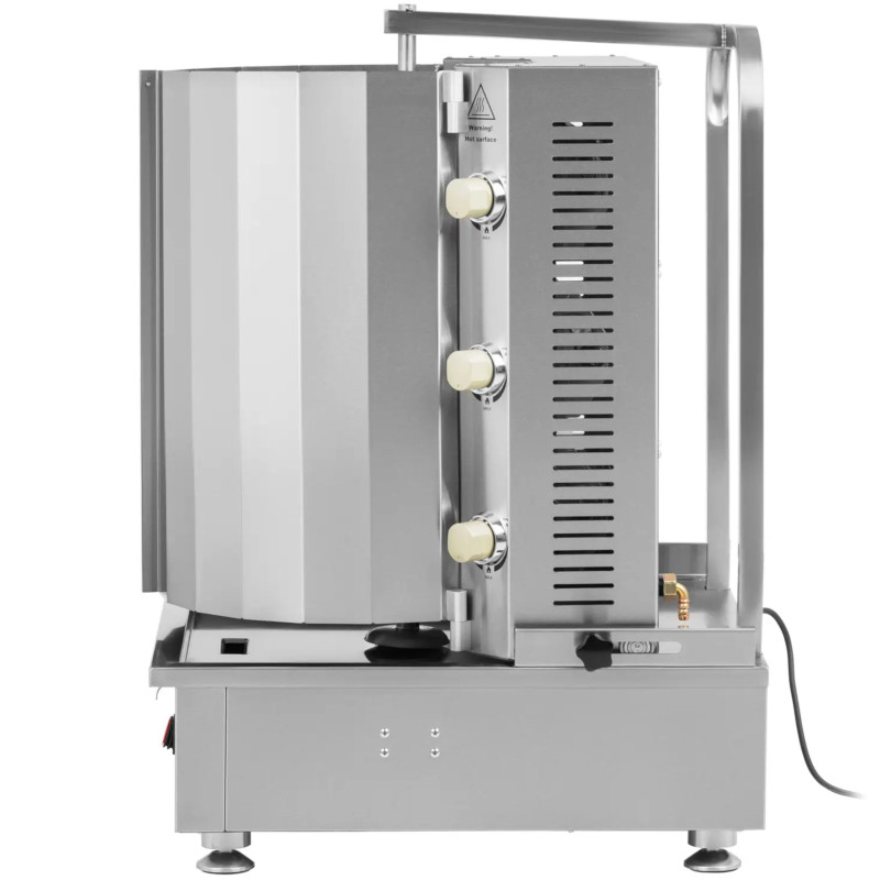 Kebabų giroskopas, dujinis, iki 40 kg mėsos, 12 kW