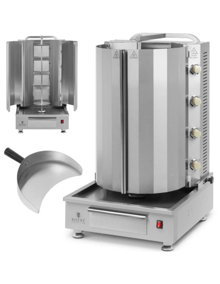 Kebabų giroskopas, dujinis, iki 60 kg mėsos, 16 kW
 
Kebabų giroskopas, dujinis, iki 60 kg mėsos, 16 kW