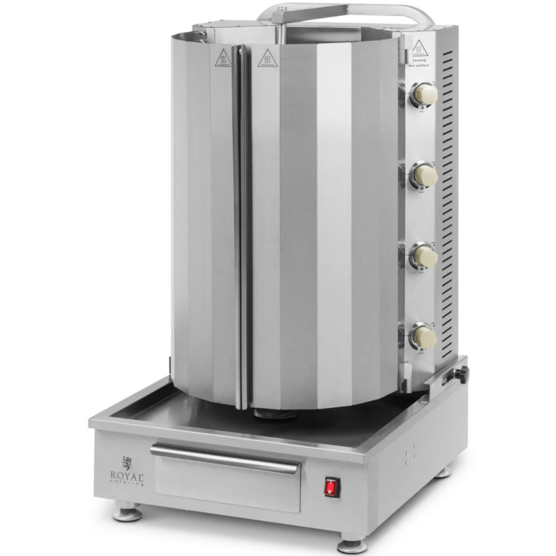 Kebabų giroskopas, dujinis, iki 60 kg mėsos, 16 kW